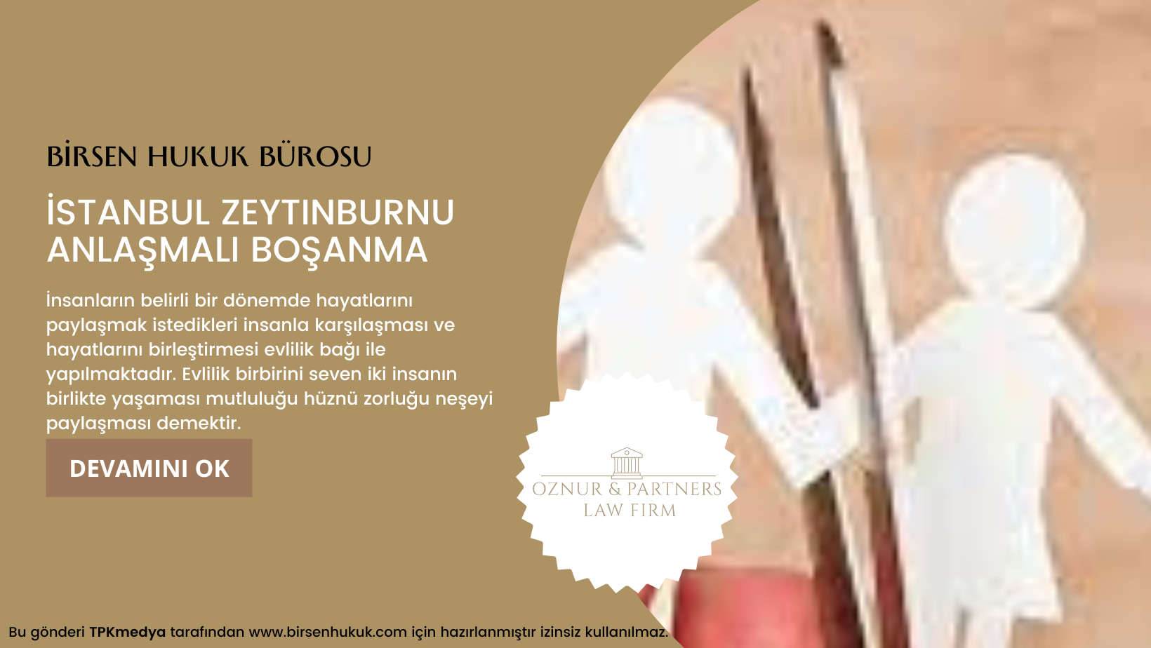 İstanbul Zeytinburnu Anlaşmalı Boşanma