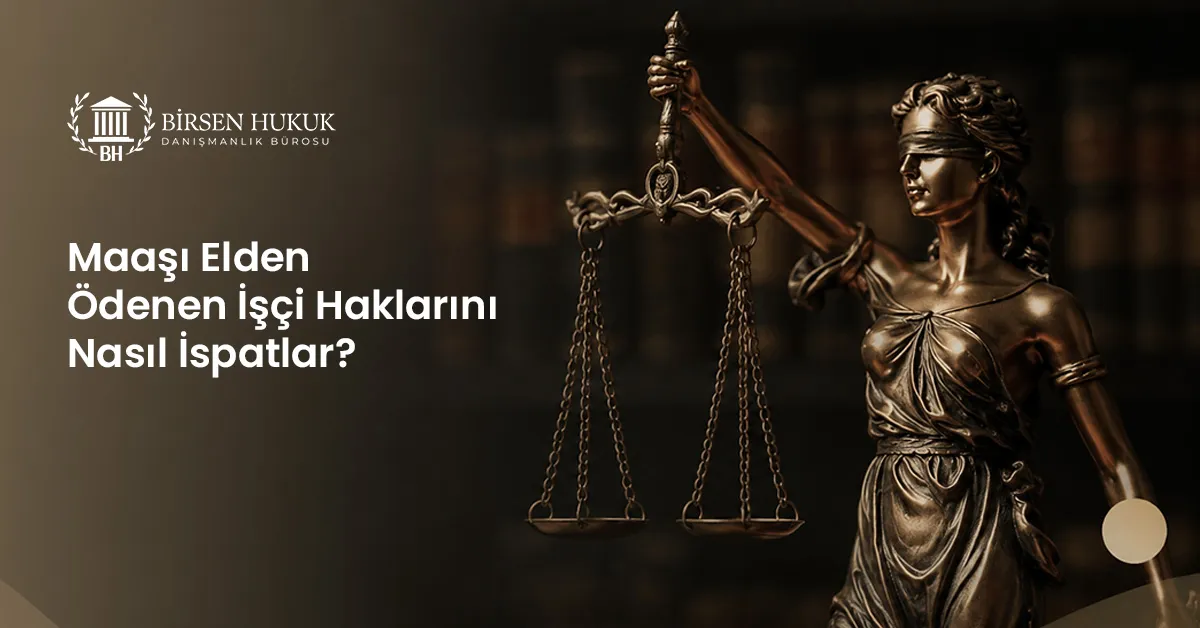 Maaşı Elden Ödenen İşçi Haklarını Nasıl İspatlar?