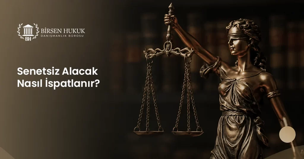 Senetsiz Alacak Nasıl İspatlanır?